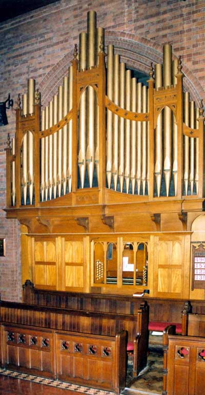 Picture showing the Organ in the Chancel 