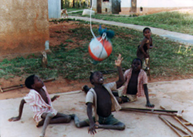 Children at the Polio Hostel
